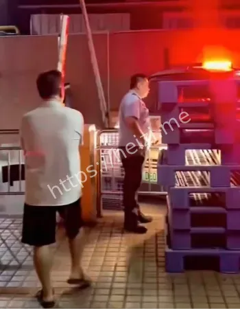 发狂公牛沿街顶人