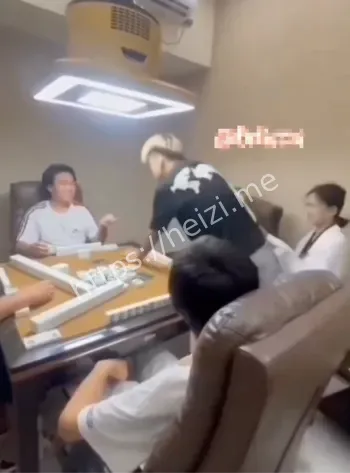 麻将室监控曝光寻衅滋事