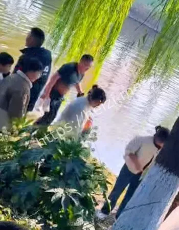 小学生不慎落入河中